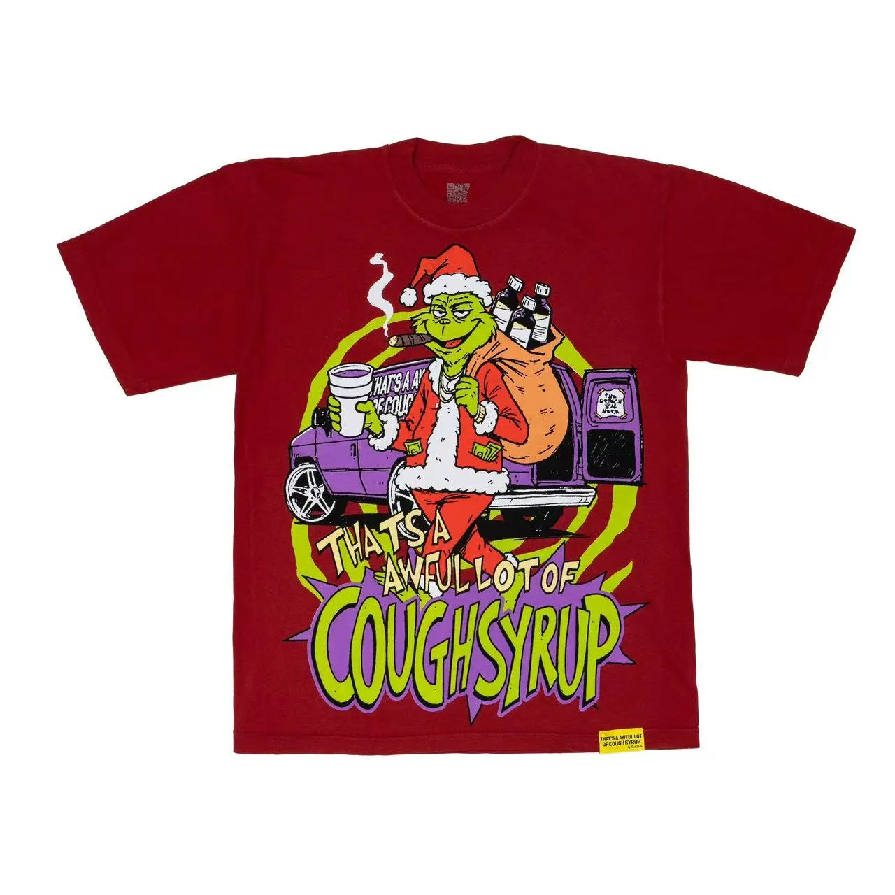 # / ｜ THAT'S A AWFUL LOT OF COUGH SYRUP In Stock T （fabric):32 Sizes（size）：S-M L X L （colour）： / 👉